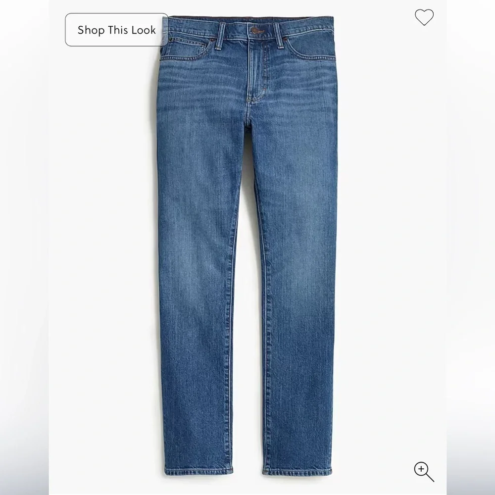 J crew blue spruce Straight-fit jean